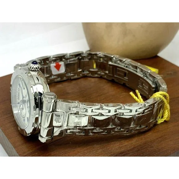 Invicta Women's Watch 24427 Subaqua Silver Tone Stainless Quartz MOP White Dial - Picture 8 of 12